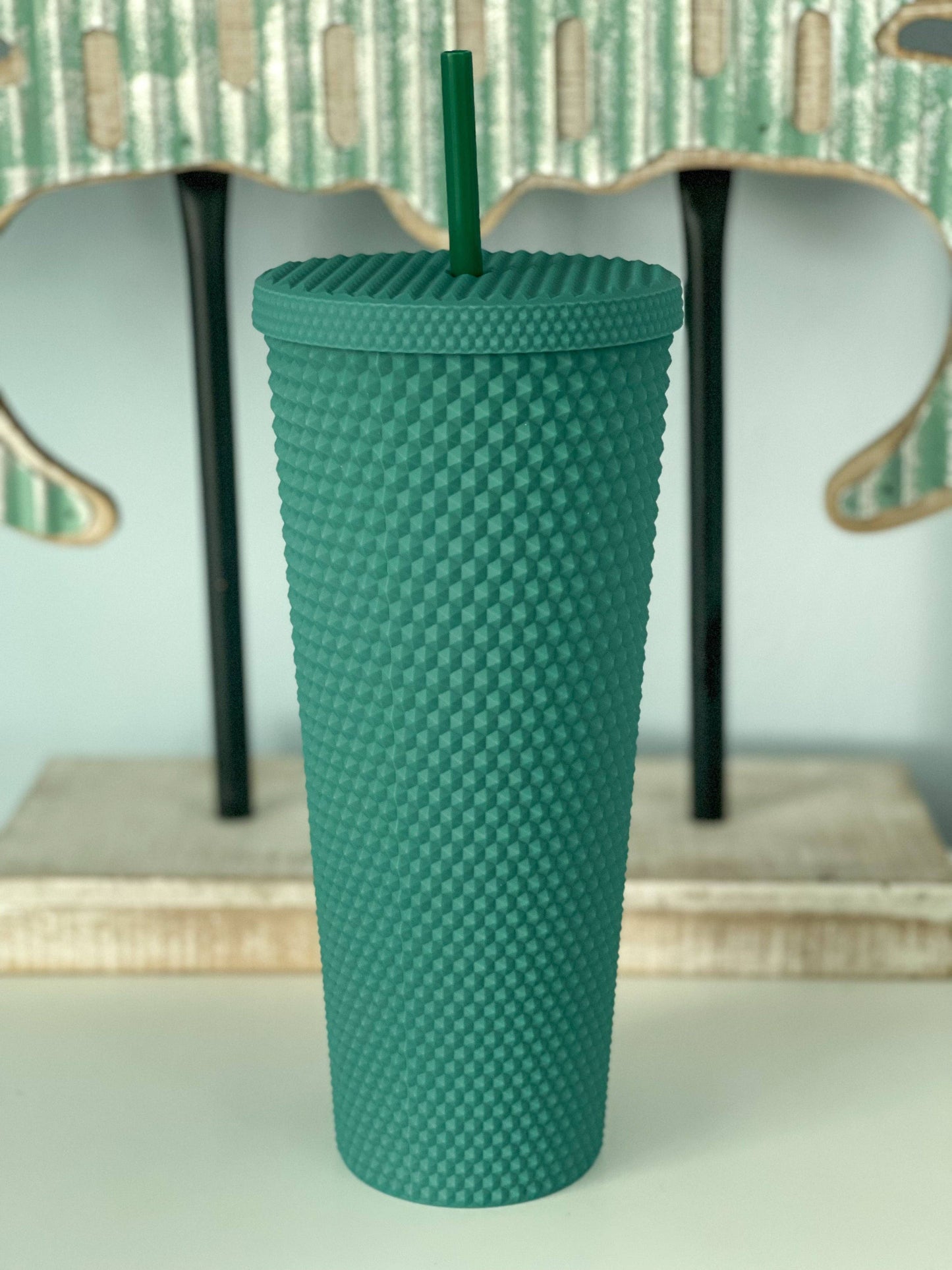 Solid Studded Tumbler "Green"