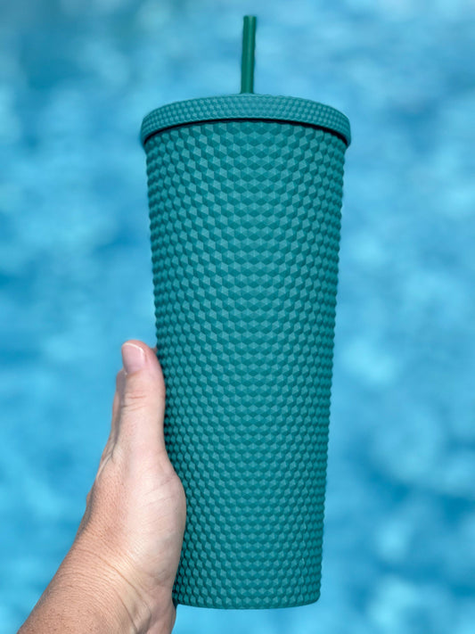 Solid Studded Tumbler "Green"