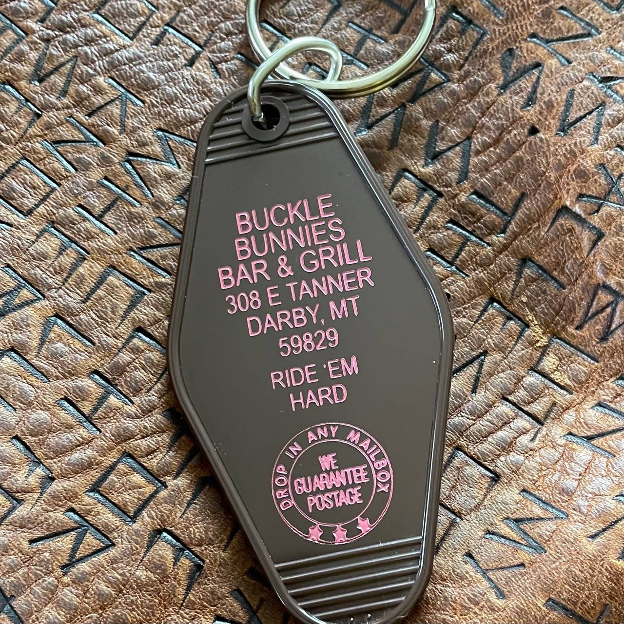 Motel Key Fob - Buckle Bunnies Bar & Grill (Yellowstone)