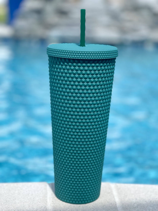 Solid Studded Tumbler "Green"