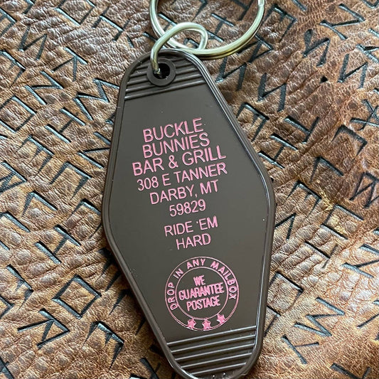 Motel Key Fob - Buckle Bunnies Bar & Grill (Yellowstone)